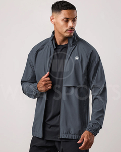 Men Activewear Windbreaker <b>Jacket</b> <b>Lightweight</b> Waterproof Breathable Fitness Training <b>Running</b> Sports Outerwear - Product Image 2