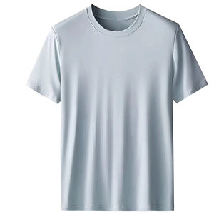 Camiseta de Verano para Hombre, Casual, Lisa, sin Bolitas, con Estampado Serigrafiado, Cuello Redondo, Corte Regular, Tejido de Punto - Product Image 6