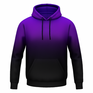 Sweat à capuche tendance de style rap avec logo personnalisé, imprimé numériquement par sublimation, pour hommes, tendance streetwear, hip hop - Product Image 5