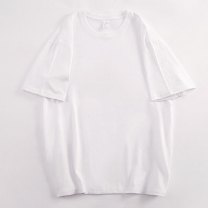 เสื้อยืดลำลองผู้หญิงทรงเข้ารูป ผ้าเจอร์ซีย์คอตตอน 100% คุณภาพสูง เนื้อผ้าหนา พร้อมลายปักและโลโก้แบบกำหนดเอง แห้งเร็ว - Product Image 3