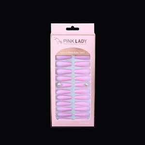 <span class=keywords><strong>Uñas</strong></span> Postizas <span class=keywords><strong>Acrílicas</strong></span> de Presión a <span class=keywords><strong>Precio</strong></span> de Mayoreo, <span class=keywords><strong>Uñas</strong></span> Artificiales Estilo Ataúd con Efecto Mármol, <span class=keywords><strong>Uñas</strong></span> Artificiales Artísticas Estilo Francés - Product Image 6
