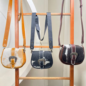 Bolso bandolera recién llegado, bolso de mano de piel de vaca de alta calidad para mujer, bolso de hombro de piel auténtica con logotipo personalizado para mujer - Product Image 4