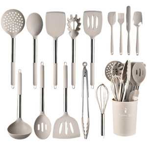 Offre Spéciale : Ensemble d'ustensiles de cuisine multifonctionnels en acier inoxydable et silicone de qualité alimentaire, 15 pièces - Product Image 4