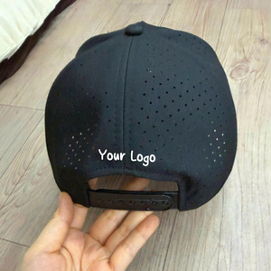 Gorra de Béisbol Premium de 6 Paneles con Visera Curva, Gorra de Golf Perforada, Tela Impermeable de Poliéster, Bordado Personalizado, Unisex, Venta al Por Mayor - Product Image 3