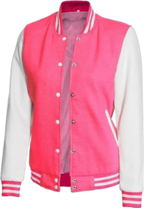 Blousons universitaires pour femmes en gros, personnalisables avec logo imprimé, en peau de mouton, respirants, style streetwear, haute qualité - Product Image 4