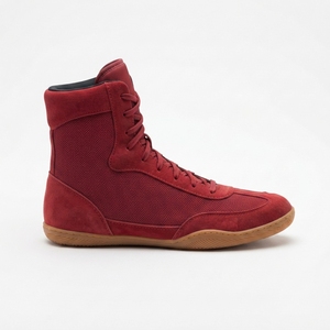 Zapatos de boxeo para hombre y mujer, calzado de entrenamiento ligero con tobillo alto, suela de agarre flexible de malla transpirable para boxeo, gimnasio y Fitness - Product Image 3