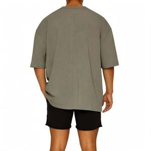 <b>Men's</b> Oversized Gym T <b>Shirt</b> Premium Quality Breathable Lightweight Workout Sportswear Loose Fit Fitness Training Athletic Active - Product Image 4