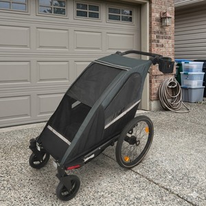 TC-2024S Aluminum Frame 3-in-1 Baby Bike Stroller <b>Trailer</b> Joggy with Independent Suspension & Lightweight Design - Product Image 6