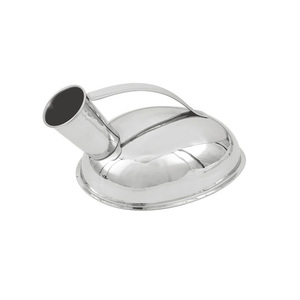 <b>Medical</b> Grade Stainless Steel Urinal <b>Pot</b> for Men Durable Bedside Urine Collection Container with Ergonomic Shape Leak Resistant - Product Image 3