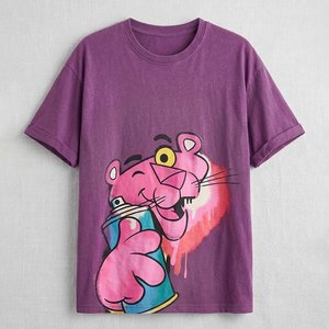 เสื้อยืดผู้หญิงสั่งทำพิเศษทรงโอเวอร์ไซส์ ผ้าฝ้าย 100% หนัก 300 GSM ทรงไหล่ตก สไตล์สตรีทแวร์ เสื้อเปล่าสำหรับใส่กลางแจ้ง - Product Image 1