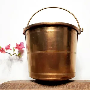 Cubo de Cobre Puro de la Mejor Calidad con Artículos de Cobre Tradicionales Hechos a Mano para Uso en el Hogar y la Cocina, Disponible a Precio de Mayoreo - Product Image 2