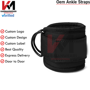 <b>Adjustable</b> Ankle <b>Strap</b> Gym Cable Attachment Leg Workout Glute Kickback Training OEM Supplier - Product Image 6