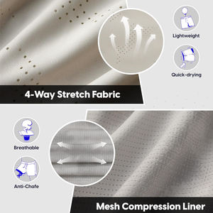 Fabrication de shorts de tennis légers pour équipes sportives en plein air, vêtements de sport professionnels personnalisés pour les joueurs - Product Image 3