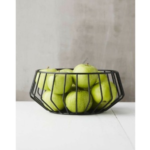Panier à fruits en métal durable et résistant pour une utilisation quotidienne en cuisine, rangement sur comptoir, service et présentation décorative à bas prix - Product Image 6