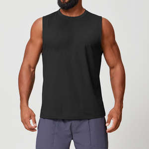 Chaleco Deportivo sin Mangas para Hombre, Transpirable, Tejido, Cuello en V, Secado Rápido, Color Sólido, para Correr, Entrenamiento, Culturismo - Product Image 4