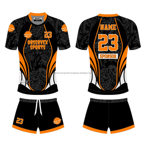 Camiseta de Rugby Aborigen, Uniforme de Rugby Personalizado, Ropa Deportiva para Equipo, Camiseta de Entrenamiento de Poliéster, Pantalones Cortos Sublimados - Product Image 1