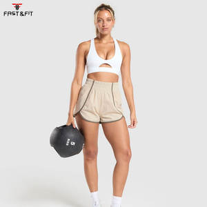 Shorts d'été pour femmes, sportswear respirant, décontracté, taille haute, coupe ajustée, 100% coton - Product Image 5
