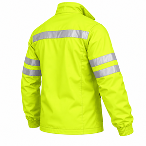Chaqueta de Seguridad Industrial Personalizada para Hombre, Chaqueta Reflectante de Alta Visibilidad, Ropa de Trabajo, Chaqueta de Seguridad Personalizada para Hombre - Product Image 4
