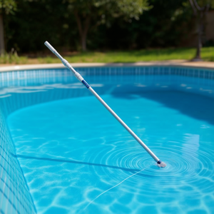 Asta Telescopica in Alluminio Criscolor 360 Cm Regolabile per Pulizia Piscina - Product Image 3