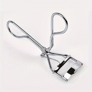 Stainless Steel Eyelash Curler with Black Rubber Handles Professional <b>Makeup</b> <b>Tool</b> with Compact Design and Comfortable Grip - Product Image 3