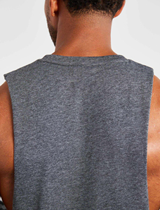 Wholesale <b>Men</b> Tank Top Custom Gym <b>Vest</b> Lightweight Sleeveless Fitness Shirt Performance Apparel Manufacturer OEM - Product Image 5
