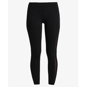 Leggings noirs taille haute pour femmes en polyester/spandex |   Pantalons de yoga personnalisés |   Fabricant de leggings de sport extensibles pour la gym et le fitness - Product Image 2