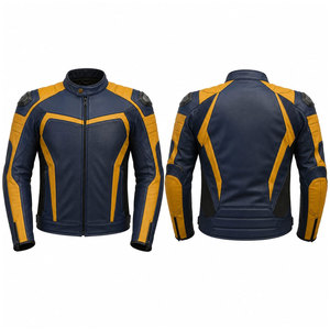Chaqueta de Motociclismo Profesional de Cuero/PU, Impermeable, Transpirable y Resistente al Viento, con Logotipo Personalizado del Fabricante, Tallas Grandes - Product Image 4