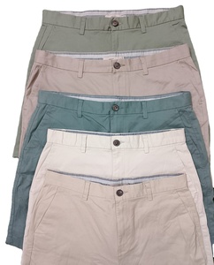 Pantalones cortos de sarga sólidos para hombre Precio barato Stock Lote en Bangladesh Excedentes pantalones cortos chinos para hombre Precio al por mayor - Product Image 1