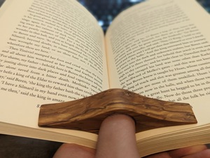Finger Ring Reader Support <b>Book</b> Finger Holder Wooden - Product Image 3
