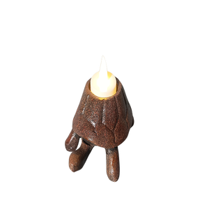 Ces porte-bougies sont soigneusement sculptés en forme de tortue, offrant une stabilité et des finitions naturelles telles que le vert, le brun rougeâtre et le bronze. - Product Image 4