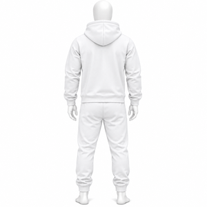 Ensemble de survêtement pour homme de qualité supérieure avec logo et design personnalisés, short de couleur unie vintage, style streetwear décontracté et épais, personnalisable - Product Image 4