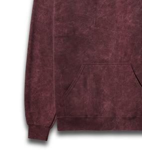 Sudadera con Capucha Unisex Extra Grande con Cierre, Tie-Dye Morado, Algodón French Terry, Estilo Casual Otoñal, Corte Regular - Product Image 5