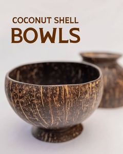 Vente en gros de bols en coquille de noix de coco naturels faits à la main - Écologiques, biodégradables, empilables, légers, durables, fabriqués au Vietnam - Product Image 2