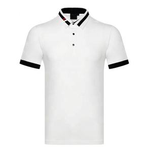 2025ใหม่ฤดูร้อนที่ทันสมัยระบายอากาศได้สูงถักสำหรับเสื้อโปโลแขนสั้นสีพื้นปักโลโก้3D - Product Image 1