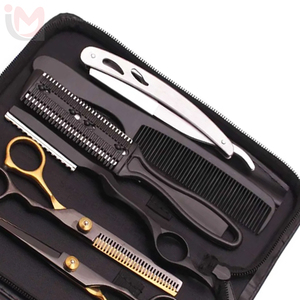 Professional Hair Styling Tools <b>Set</b> with Stainless Steel Scissors Comb Thinning Shears for <b>Barber</b> Salon Home Use - Product Image 5