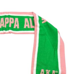 Green Pink Knit <b>Scarf</b> Women Warm Winter <b>Scarf</b> with Striped Design Soft Fashion Neck Wrap Outdoor Apparel Accessory - Product Image 2