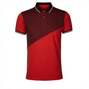 Camisetas Polo Deportivas para Hombre, de Alta Elasticidad, Corte Atlético, con Aberturas Laterales, Inserciones de Malla Transpirable - Product Image 1