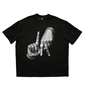 Camiseta Personalizada para Hombre, de Algodón Grueso, Estilo Oversize, Vintage, Lavada, Personalizable, Streetwear - Product Image 1