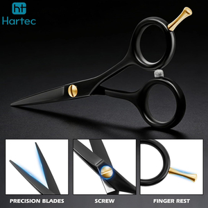 Fournisseur OEM ODM en gros – Ciseaux de barbier de précision en acier inoxydable trempé ultra-affûtés pour la coupe de cheveux - Product Image 5