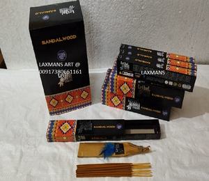 Nuevas varillas de incienso perfumadas de sándalo Tribal Soul HD Band, paquete de 15G, proveedor mayorista de varillas de incienso HD de India - Product Image 1