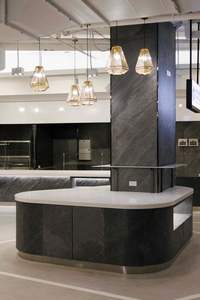 Revêtement mural flexible en pierre naturelle 100% Zeera Green translucide, élément décoratif unique pour la maison et le bureau, finition naturelle - Product Image 5