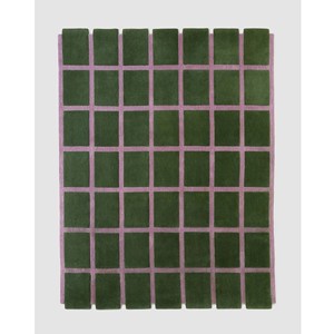 Alfombra de Lana Esculpida en 3D a Precio de Fábrica |   Alfombra Geométrica de Cuadrícula con Múltiples Niveles |   Decoración para el Hogar Personalizada al por Mayor - Product Image 3