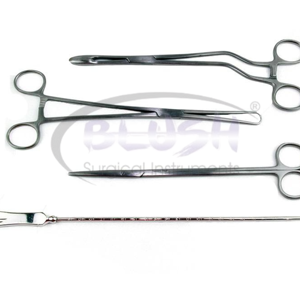 Uterine Tenaculum Forceps Stainless Steel Manual Instrument Set By <b>Blush</b> Surgical - Product Image 2