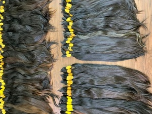 Meilleure vente Minh Khang Premium cheveux 100% cheveux vietnamiens vierges Super Double vrac 30 pouces étiré longueur cheveux humains - Product Image 3