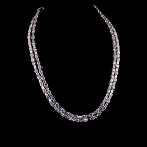 Collier en or massif 18 carats avec diamant de laboratoire certifié couleur D VVS1 pour un luxe certifié, idéal pour un mariage, un anniversaire ou un cadeau de la Saint-Valentin - Product Image 1