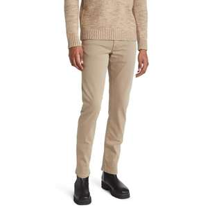 Pantalon de jogging en denim pour homme, coupe droite, 100% coton, léger, respirant, écologique, bleu foncé - Product Image 5