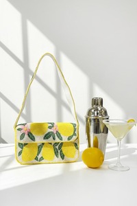 Bolso floral con cuentas y asa, bolso de hombro, bolso informal, artesanía india, bolso bordado a mano - Product Image 5