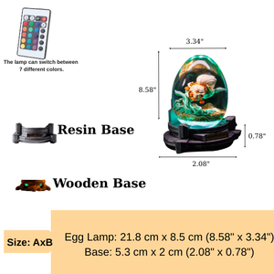 Lámpara de resina personalizada, lámpara de resina, luz nocturna personalizada, lámpara de epoxi de Pokémon, lámpara art déco, regalo personalizado, regalo hecho a mano - Product Image 4