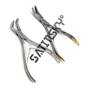 Lot de 2 instruments de chirurgie orthopédique vétérinaire à double action droite en acier coupe-os et grignoteuse Rongeur - Product Image 5