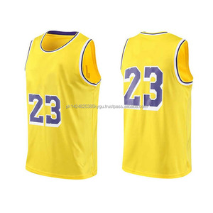 Custom Wholesale Design Retro Sublimation Reversible Basket Ball Kids Singlets Vests Kit Set Shirt Men Basketball Uniform Jersey - Product Image 6